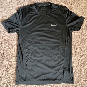 Marmot Black Short Sleeve Performance Tee